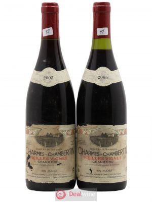 Charmes-Chambertin Grand Cru Vieilles Vignes Jacky Truchot  2005 - Lot de 2 Bouteilles