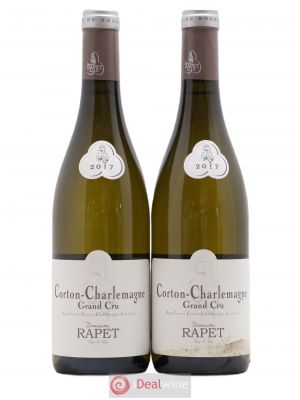 Corton-Charlemagne Grand Cru Rapet Père & Fils  2017 - Lot of 2 Bottles