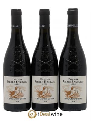 Châteauneuf-du-Pape Tradition Pierre Usseglio & Fils  2019 - Lot of 3 Bottles
