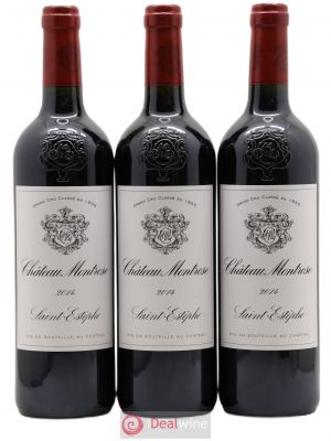 Château Montrose 2ème Grand Cru Classé  2014 - Lot of 3 Bottles