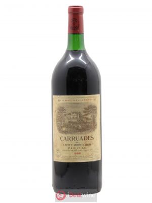 Carruades de Lafite Rothschild Second vin  1986 - Lot de 1 Magnum