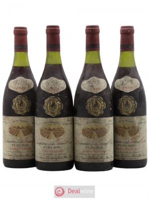 Fleurie Grand'cour (Domaine de la) - Jean-Louis Dutraive  1989 - Lot of 4 Bottles