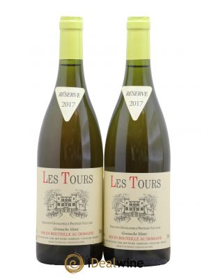IGP Vaucluse (Vin de Pays de Vaucluse) Les Tours Grenache Blanc Emmanuel Reynaud  2017 - Lot of 2 Bottles