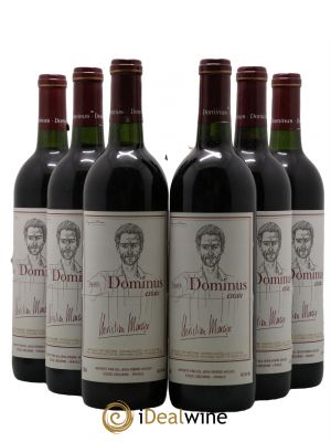 Napa Valley Dominus Christian Moueix  1989 - Lot of 6 Bottles