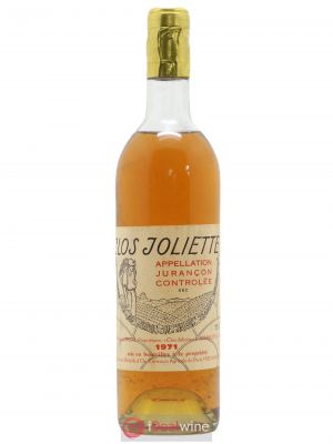 Jurançon Sec Clos Joliette  1971 - Lot of 1 Bottle