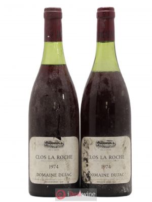 Clos de la Roche Grand Cru Dujac (Domaine)  1974 - Lot of 2 Bottles