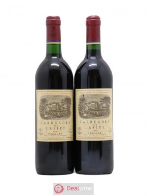 Carruades de Lafite Rothschild Second vin  1990 - Lot de 2 Bouteilles
