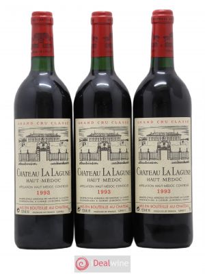 Château La Lagune 3ème Grand Cru Classé  1993 - Lot of 3 Bottles