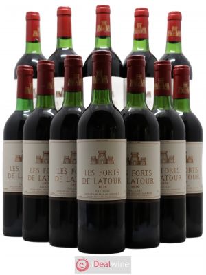 Les Forts de Latour Second Vin  1976 - Lot of 12 Bottles
