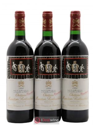 Château Mouton Rothschild 1er Grand Cru Classé  1994 - Lot of 3 Bottles