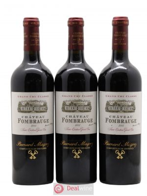 Château Fombrauge Grand Cru Classé  2012 - Lot of 3 Bottles