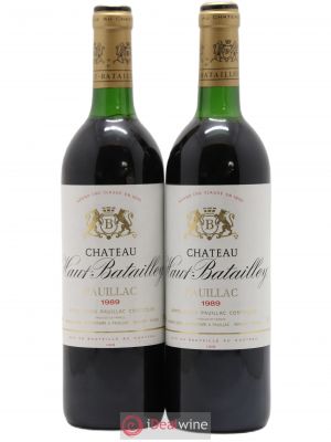 Château Haut Batailley 5ème Grand Cru Classé  1989 - Lot of 2 Bottles