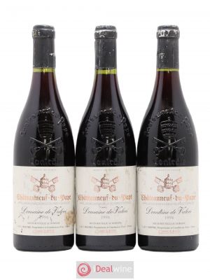 Châteauneuf-du-Pape Domaine de Valori 1994 - Lot of 3 Bottles