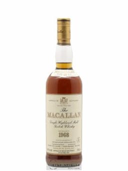 Macallan (The) 18 years 1968 Of. Sherry Wood Matured - bottled 1987 Corade Import   - Lot of 1 Bottle