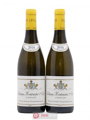 Puligny-Montrachet 1er Cru Clavoillon Leflaive (Domaine)  2018 - Lot of 2 Bottles