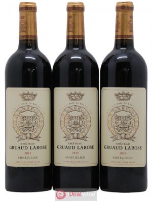 Château Gruaud Larose 2ème Grand Cru Classé  2015 - Lot de 3 Bouteilles