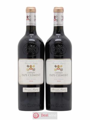 Château Pape Clément Cru Classé de Graves  2016 - Lot de 2 Bouteilles