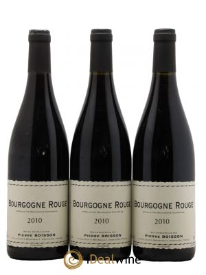 Bourgogne Pierre Boisson (Domaine) 2010 - Lot de 3 Bottles