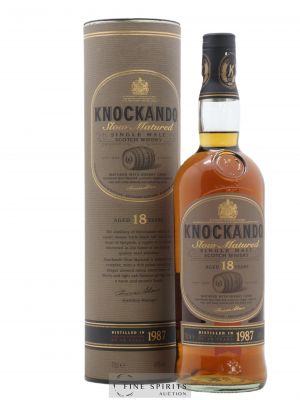 Knockando 18 years 1987 Of. Slow Matured Sherry Casks   - Lot of 1 Bottle