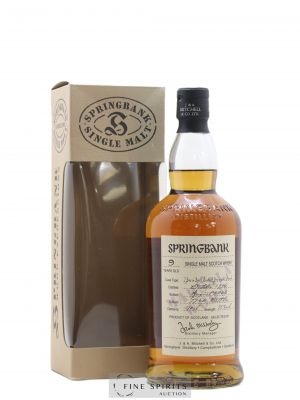Springbank 9 years 1996 Of. Marsala Wood - One of 7740 - bottled 2006 Wood Expressions   - Lot de 1 Bouteille