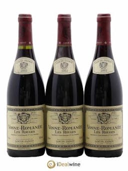 Vosne-Romanée 1er Cru Les Rouges Domaine Louis Jadot 2002 - Lot of 3 Bottles