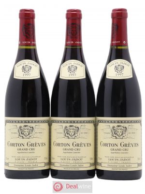 Corton Grand Cru Grèves Louis Jadot  1997 - Lot of 3 Bottles