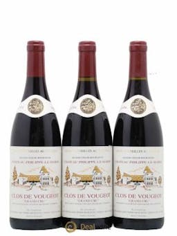 Clos de Vougeot Grand Cru Château Philippe Le Hardi 1996 - Lot of 3 Bottles