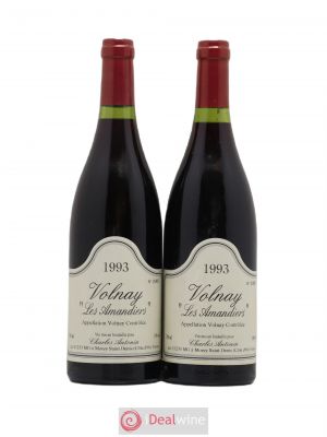 Volnay Les Amandiers Charles Antonin 1993 - Lot of 2 Bottles