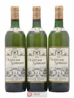 Palette Château Simone Famille Rougier  1997 - Lot of 3 Bottles