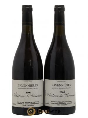 Savennières Château de Varennes 2000 - Lot de 2 Bottiglie