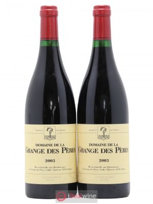 IGP Pays d'Hérault Grange des Pères Laurent Vaillé  2003 - Lot of 2 Bottles