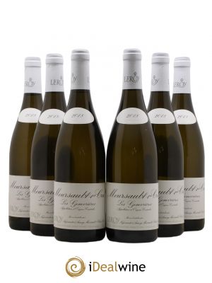 Meursault 1er cru Les Genevrières Leroy SA  2018 - Lot of 6 Bottles