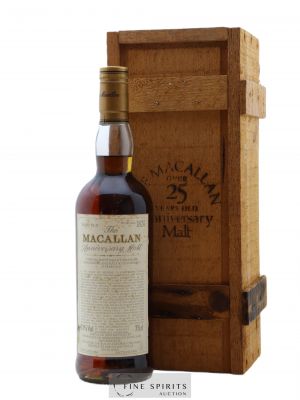 Macallan (The) 25 years 1964 Of. Anniversary Malt bottled 1989 Special Bottling   - Lot of 1 Bottle