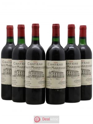 Château Haut Marbuzet  1995 - Lot of 6 Bottles