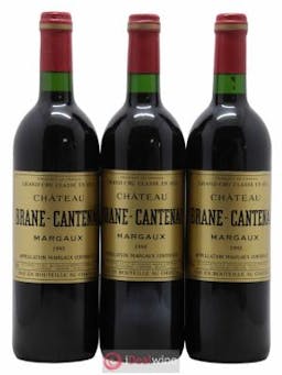 Château Brane Cantenac 2ème Grand Cru Classé  1995 - Lot de 3 Bouteilles