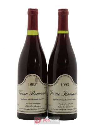 Vosne-Romanée Charles Antonin 1993 - Lot of 2 Bottles