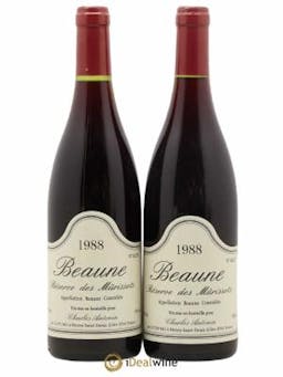Beaune Réserve des Murissots Domaine Charles Antonin 1988 - Lot of 2 Bottles