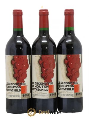 Petit Mouton Second Vin  1993 - Posten von 3 Flaschen