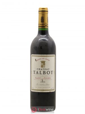 Château Talbot 4ème Grand Cru Classé  2000 - Lot of 1 Bottle