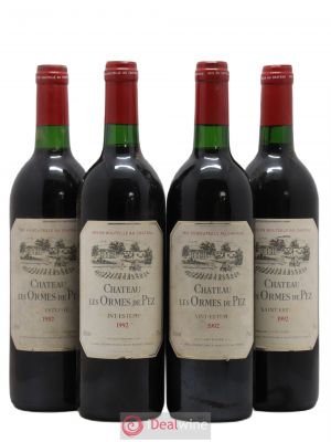 Château les Ormes de Pez  1992 - Lot of 4 Bottles