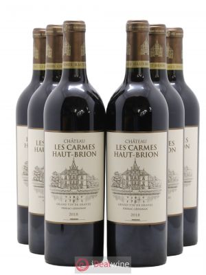Château Les Carmes Haut-Brion  2018 - Lot of 6 Bottles