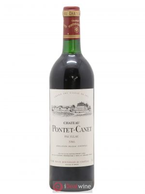 Château Pontet Canet 5ème Grand Cru Classé  1986 - Lot of 1 Bottle