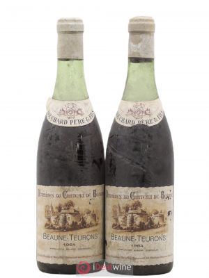 Beaune Teurons Bouchard 1964 - Lot of 2 Bottles