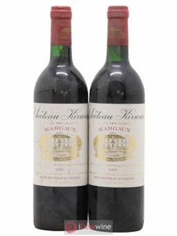 Château Kirwan 3ème Grand Cru Classé  1990 - Lot of 2 Bottles