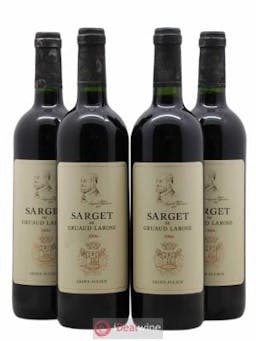 Sarget de Gruaud Larose Second Vin  2006 - Lot of 4 Bottles