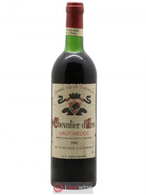 Haut Médoc Chevalier D'Ars (no reserve) 1982 - Lot of 1 Bottle