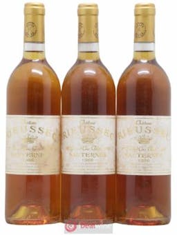 Château Rieussec 1er Grand Cru Classé  1988 - Lot of 3 Bottles