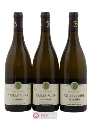 Pouilly-Fuissé La Verchere Vieilles Vignes Domaine Barraud 2015 - Lot de 3 Bouteilles