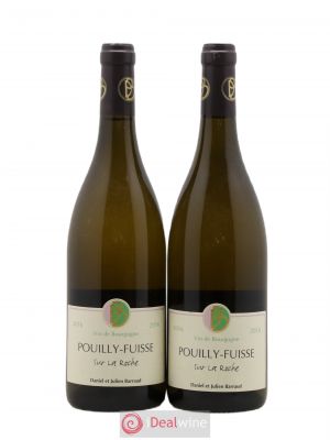 Pouilly-Fuissé Sur La Roche Domaine Barraud 2016 - Lot of 2 Bottles