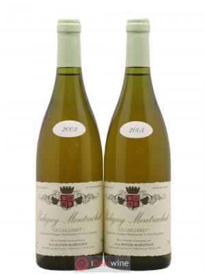 Puligny-Montrachet 1er Cru Le Cailleret Yves Boyer Martenot 2003 - Lot of 2 Bottles